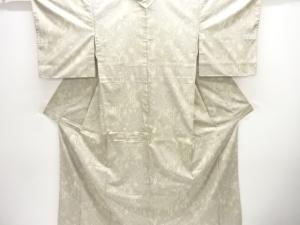 アンティーク　木立模様本場大島紬着物(染)